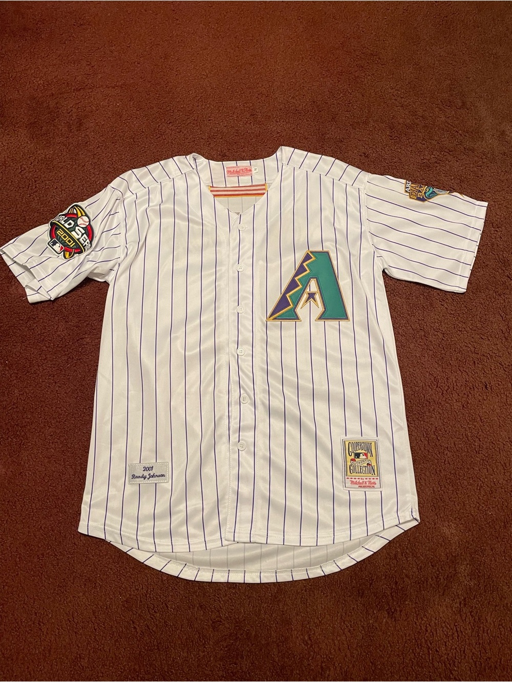 Randy Johnson Arizona Diamondbacks (Home) Jersey - 2001 World Series